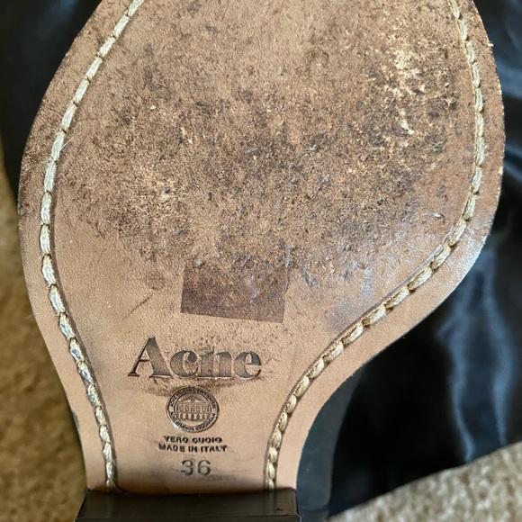 Acne studios Donna boots 36 6 black point toe - Picture 5 of 9